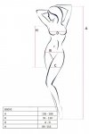BS093 Bodystocking Czarny