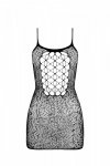 BS096 Bodystocking Czarny