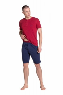 Henderson Dune 38879-33X červeno-tmavě modré Pánské pyžamo