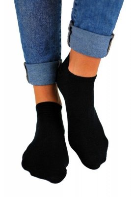 Noviti ST 005 U 02 černé Dámské kotníkové ponožky