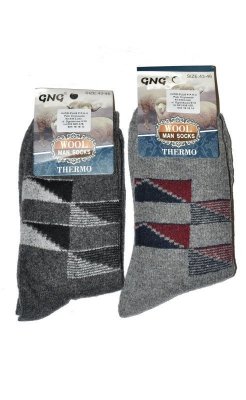 GNG 7293 Thermo Wool obdělníky Pánské ponožky