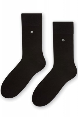 Steven 056 094 grafitové Pánské oblékové ponožky