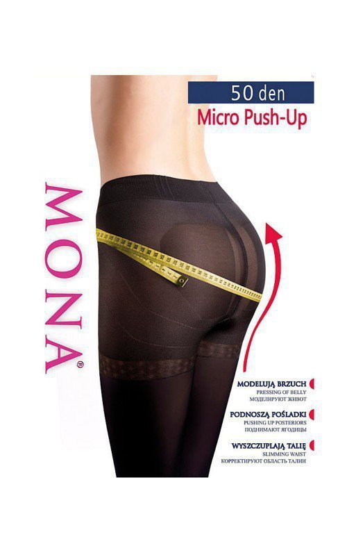 Mona Micro Push-Up 50 den punčochové kalhoty