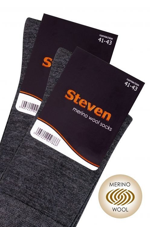 Steven Wool art.130 Pánské ponožky