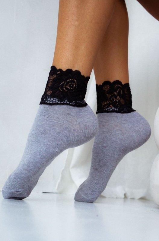 Milena 1061 Krajka dámské ponožky