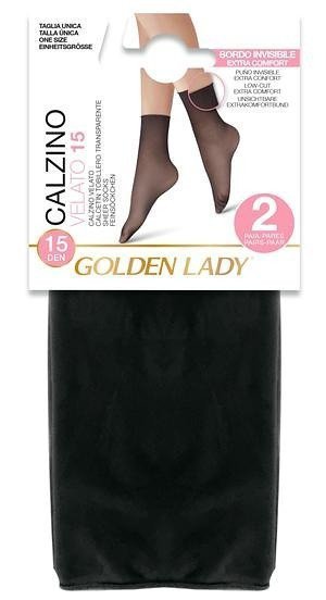 Golden Lady 67K Velato 15 den A'2 2-pack Dámské ponožky