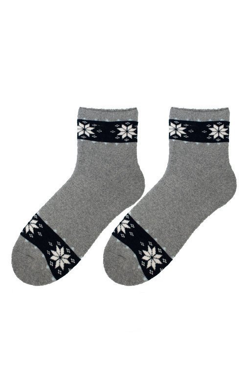 Bratex D-060 zimní vzor Dámské ponožky