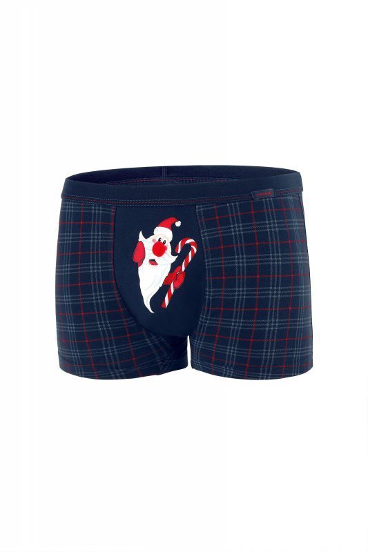 Cornette Santa Claus 007/61 Navy Blue Pánské boxerky