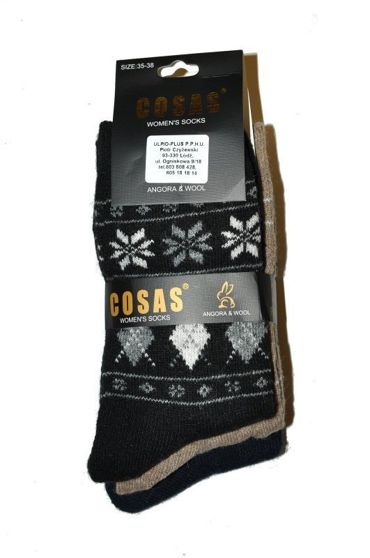 Ulpio Cosas BDP-016 Angora A'3 Dámské ponožky