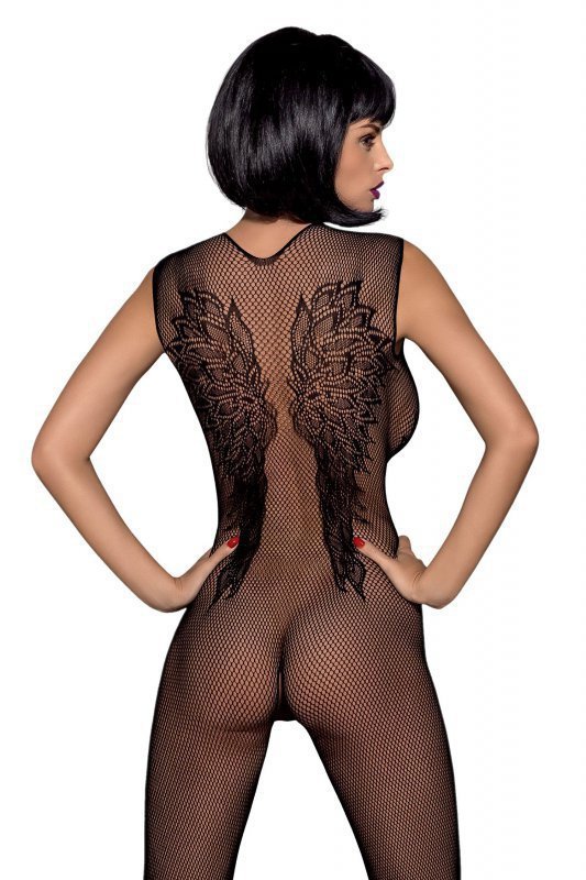 Obsessive N112 černý Bodystocking