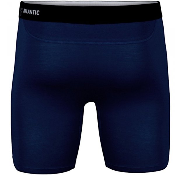 Atlantic Long Leg 1181 modré Pánské boxerky