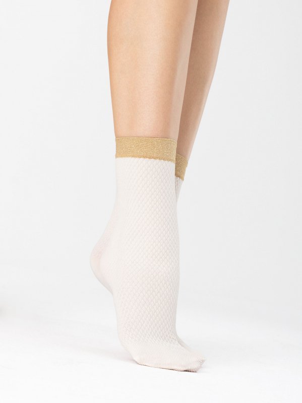 Fiore Biscuitt 60 Den Ecru-Beige Dámské ponožky