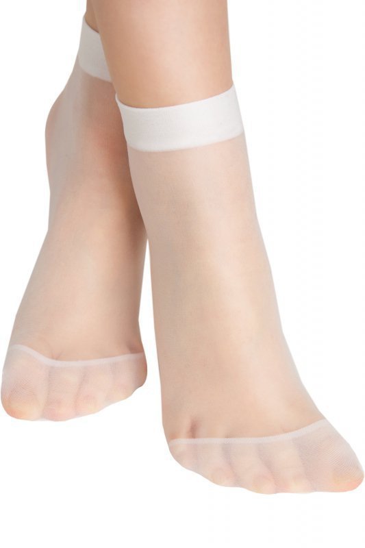 Noviti Julia SM 003 G 01 2-pak bílé Dívčí ponožky