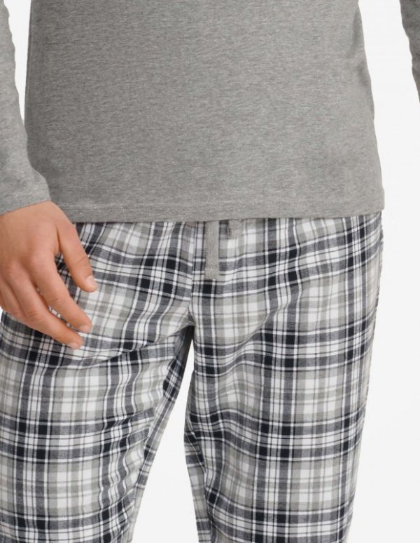 Henderson Usher 40946-90X šedý melanž Pánské pyžamo