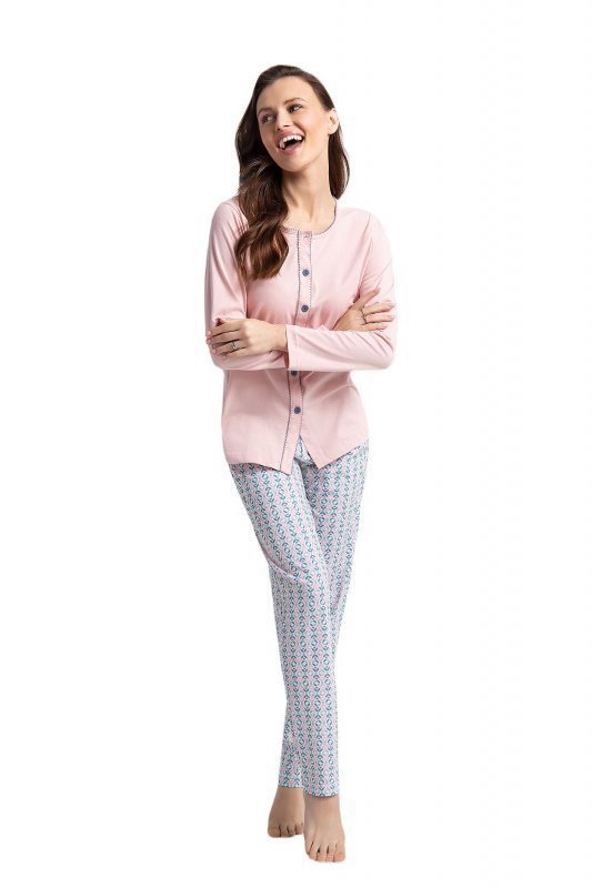 Luna 599 růžové Dámské pyžamo