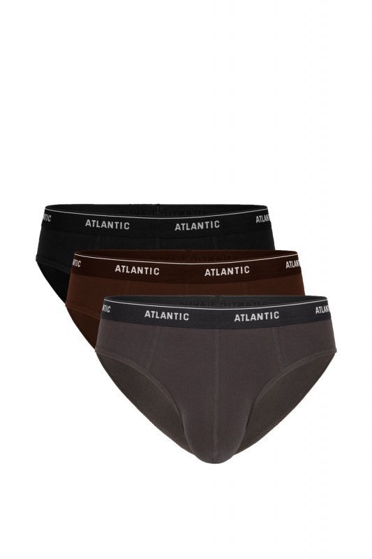 Atlantic 157 3-pak grf/cza/czk Pánské slipy