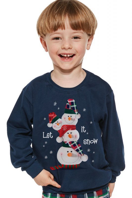 Cornette kids Snowman2 593/154 Chlapecké pyžamo