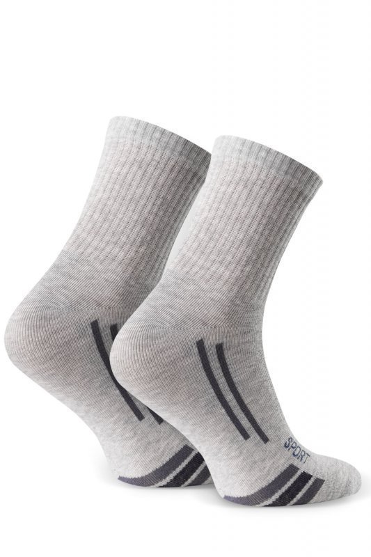 Steven Sport 022 310 světle šedé Chlapecké ponožky