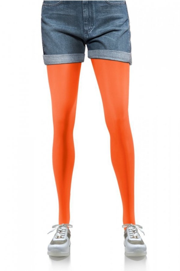Sesto Senso Hiver 40 DEN Punčochové kalhoty orange neon