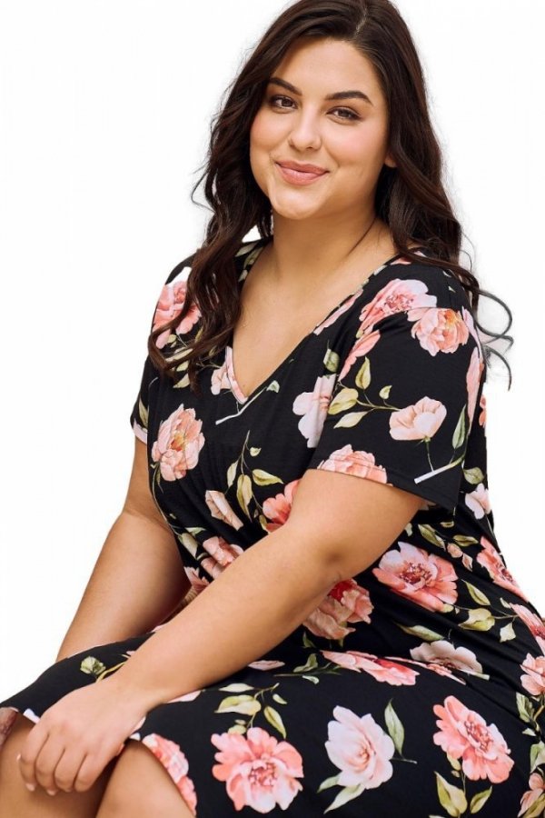 Taro Peony 3160 2XL-3XL L24 Noční košilka