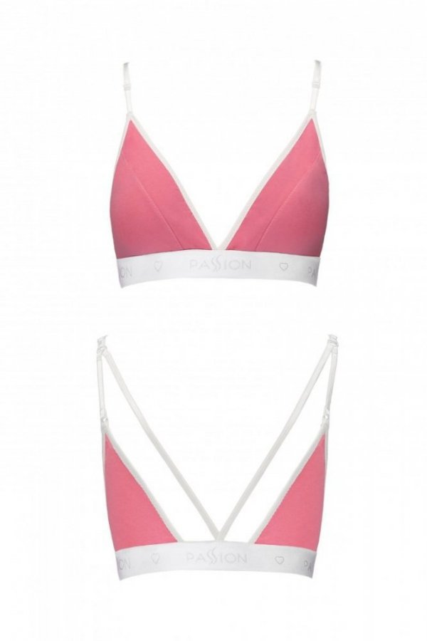 PS007 TOP pink biustonosz bawełniany