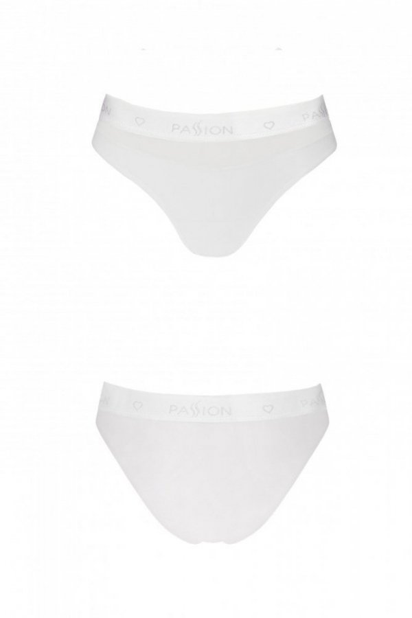 PS006 PANTIES white figi z siateczką