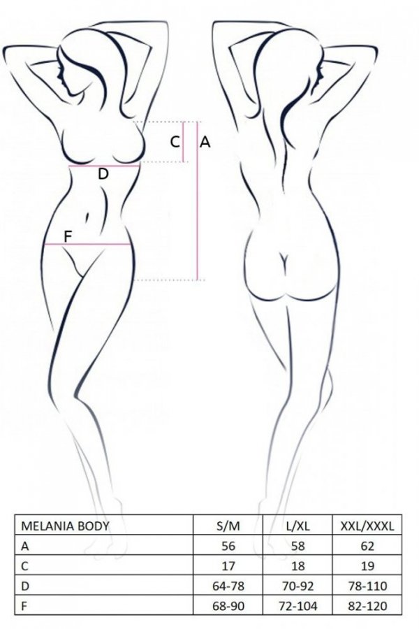 MELANIA BODY Czarne