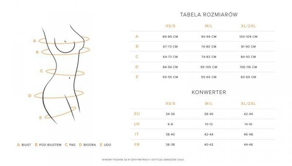 Donarella komplet 3-częściowy otwarty XL/2XL