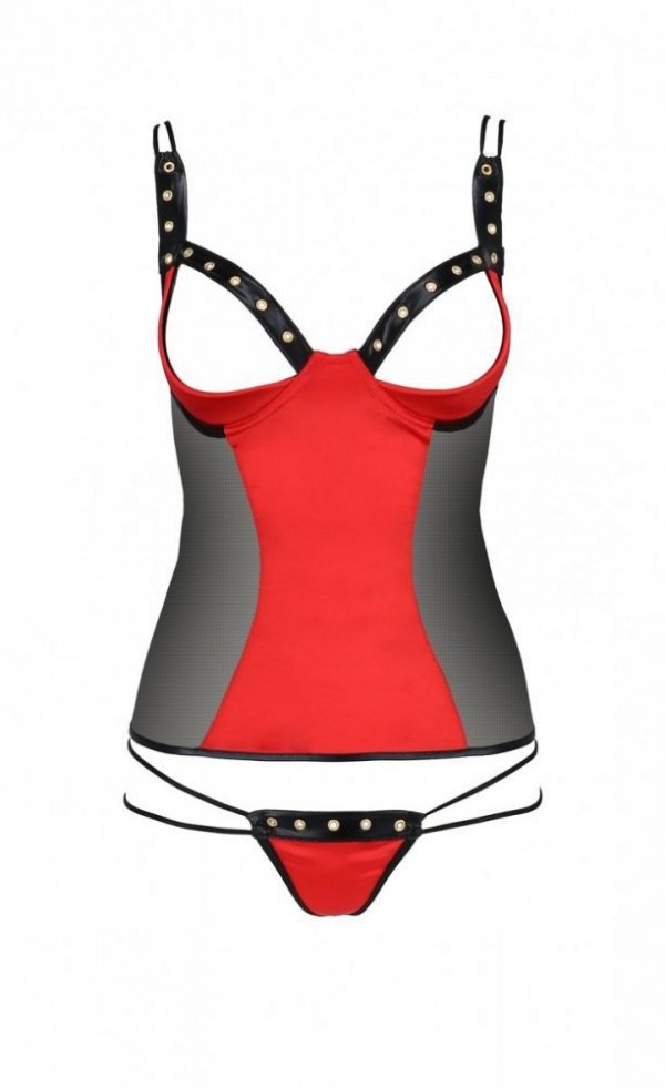 MIDORI CORSET Czerwony gorset