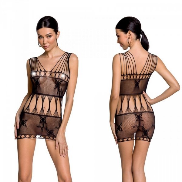 BS090 Bodystocking Czarny
