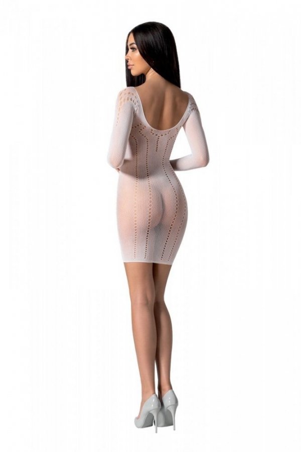 BS101 Bodystocking Biały