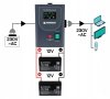 Zasilacz Awaryjny UPS LCD 500V 400W Przetwornica PM-UPS-500MP