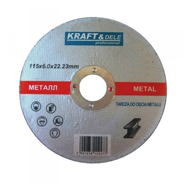 Tarcza do metalu 5 szt. 115x6,0x22,23mm KD1942