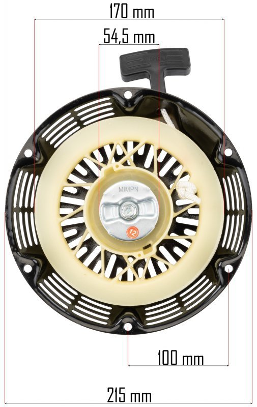 Starter do agregatu PM-AGR-6500/7500-ST