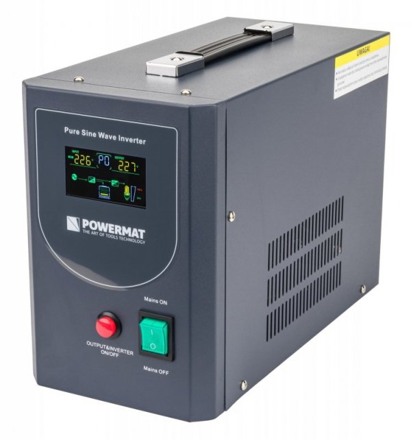 Zasilacz Awaryjny UPS LCD 500V 400W Przetwornica PM-UPS-500MP
