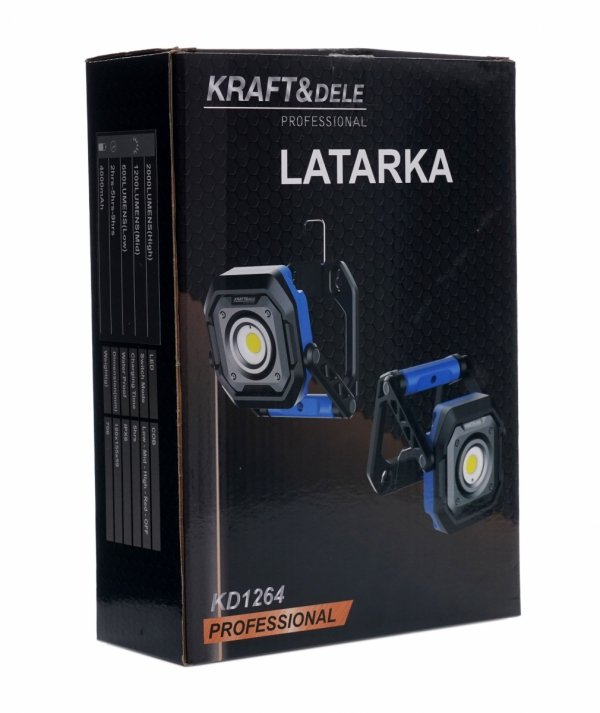 LATARKA WARSZTATOWA 2000 Lm USB-C  KD1264