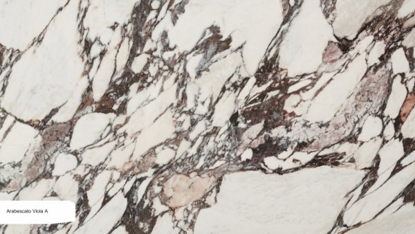 Spiek kwarcowy Arabescato Viola, wykończenie naturale, grubość 2 cm