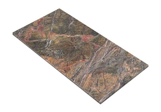 Płytki marmurowe Rainforest Green premium o wymiarach 61 x 30,5 x 1 cm szczotka Piaseczno