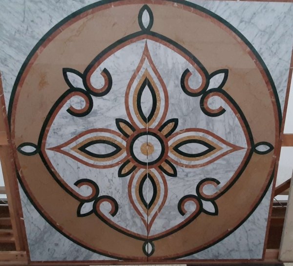 Mozaika z marmuru, kamień naturalny kwadrat   150x150 cm