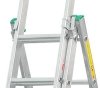 DRABINA ALUMINIOWA 3-ELEMENTOWA 1010CM 15+15+15 SZCZEBLI