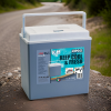 Lodówka samochodowa elektryczna 24L KAMAI ICEGO, zasilanie 12-230V, niebieska