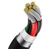 Kabel przewód Superior Series USB-A - USB-C 100W 2m - czarny