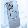 Etui pokrowiec na Samsung Galaxy S24 FE Electroplated Magsafe - srebrne