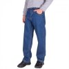 Spodnie robocze jeans do pasa bhp gruby niezniszczalny denim bawełna-FIRI : Rozmiar - W32-L32