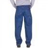 Spodnie robocze jeans do pasa bhp gruby niezniszczalny denim bawełna-FIRI : Rozmiar - W33-L32
