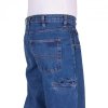 Spodnie robocze jeans do pasa bhp gruby niezniszczalny denim bawełna-FIRI : Rozmiar - W33-L32