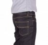 Spodnie męskie prosta nogawka jeans-jednobarwny bez przetarć-FIRI : Nazwa własna koloru - Czarny, Rozmiar - 33