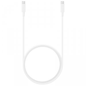 Kabel przewód USB-C - USB-C 5A 480Mb/s 1.8m biały