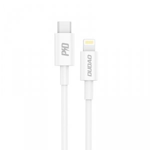 Kabel przewód L6X USB-C - iPhone Lightning PD 20W 1m - biały
