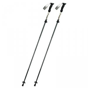 Kijki trekkingowe nordic walking aluminiowe 110 - 130 cm - brązowe